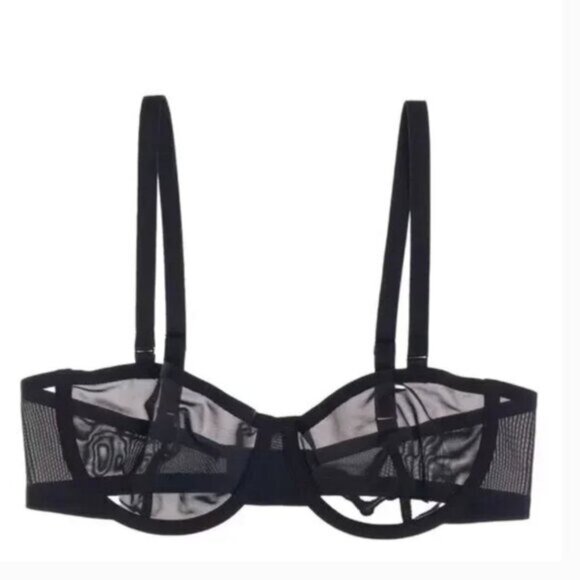 CUUP The Balconette Mesh in Black - 34D - Picture 1 of 6